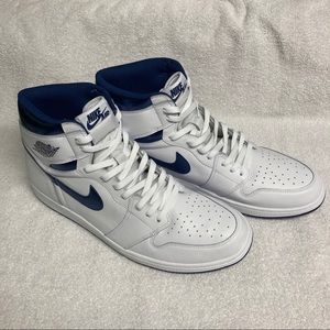 Air Jordan 1 Metallic Navy Men Size 17 555088-106